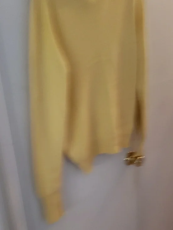 Light Yellow Turtleneck Sweater - Women's Cozy Knit - Picture 9 of 13